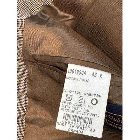 Vintage Polo University Club Ralph Lauren Blazer 43R Pure New Wool RN90236 - Picture 7 of 12